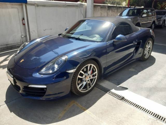 Porsche Boxster S CONVERTIBLE AUT usado azul Las Condes