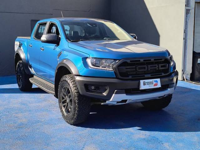 Ford Ranger Raptor 4X4 2.0 AUT 2021 diésel azul Las Condes